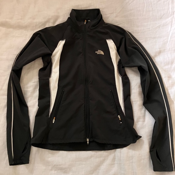 Light weight jacket, The North Face, black and white, sz small - Picture 1 of 5